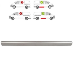 Lem prahu pravý pod posuvné dveře VOLKSWAGEN TRANSPORTER (T5)/MULTIVAN, 04.03-10.09, VOLKSWAGEN TRANSPORTER (T5), 10.09-.15